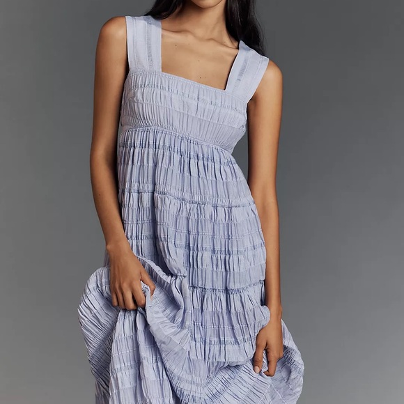 Anthropologie Dresses & Skirts - NwotAnthropologie helena purple and white Maxi Dress